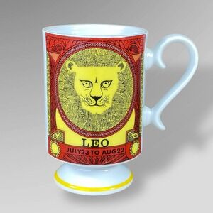 Zodiac by Elena Leo Mug Astrology Gift 1970s Vintage